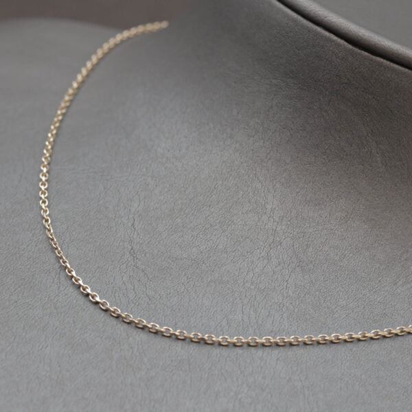 Anker halskæde i 14 karat guld