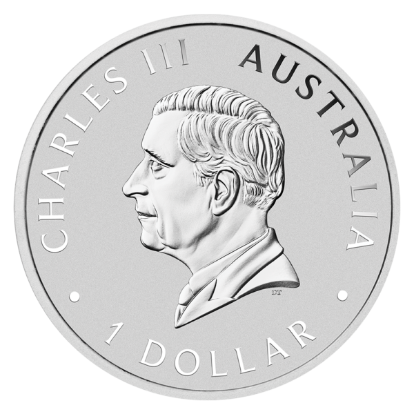 Australian Kookaburra 1 oz sølvmønt (2024)