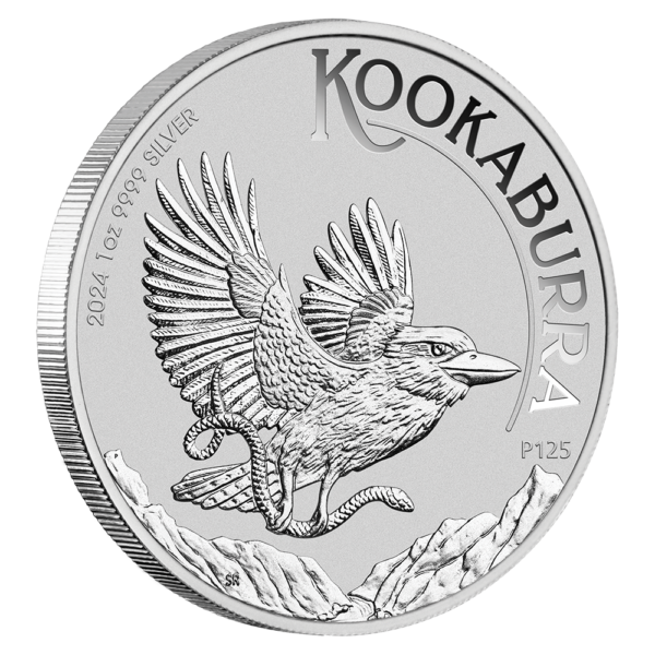 Australian Kookaburra 1 oz sølvmønt (2024)