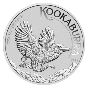 Australian Kookaburra 1 oz sølvmønt (2024)