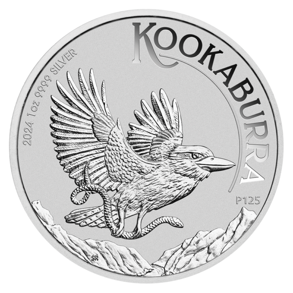 Australian Kookaburra 1 oz sølvmønt (2024)