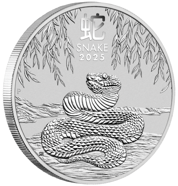 Lunar Year Of the Snake III 1oz sølvmønt (2025)