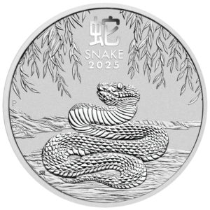 Lunar Year Of the Snake III 1oz sølvmønt (2025)