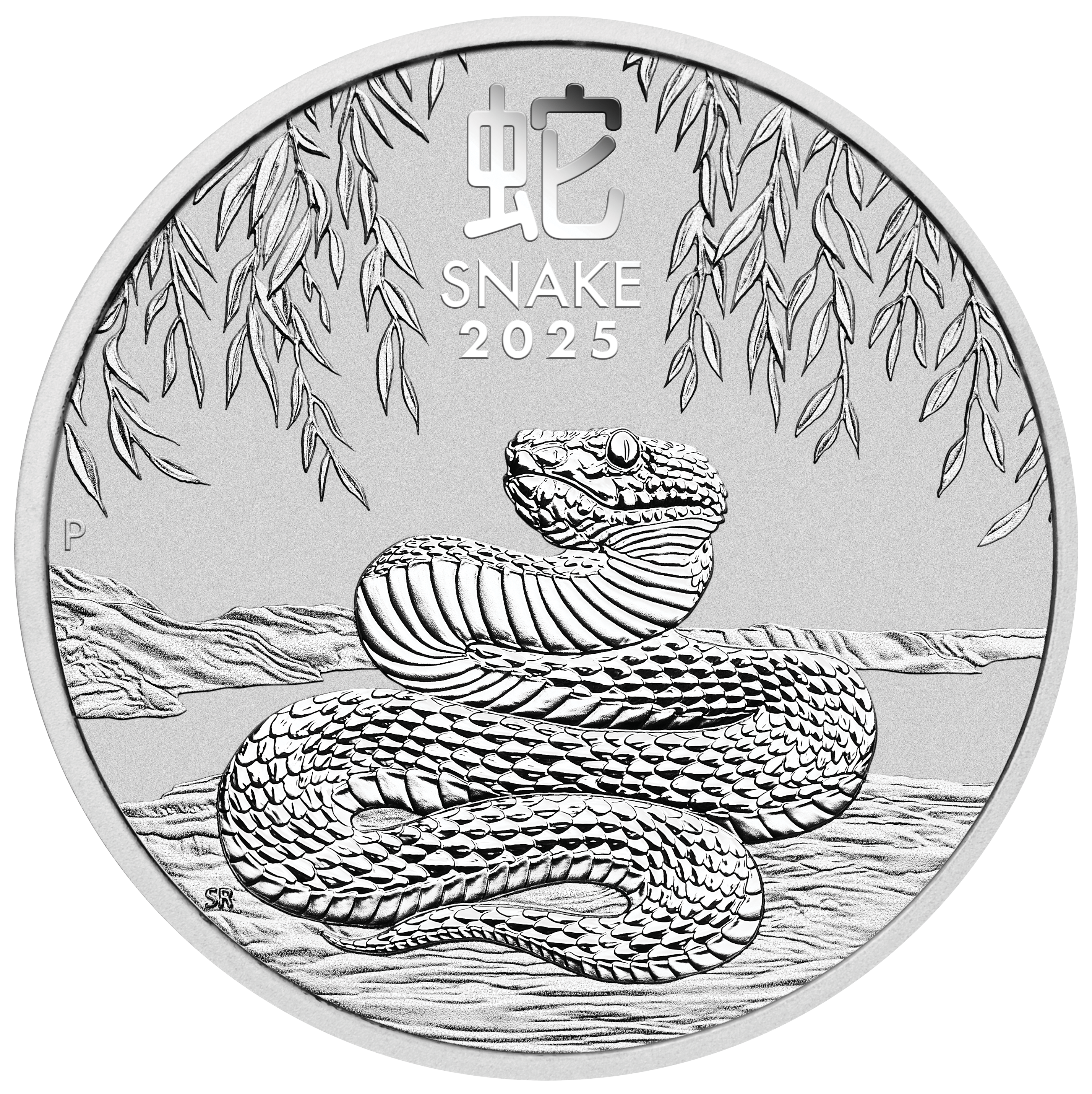 Lunar Year Of the Snake III 1oz sølvmønt (2025)