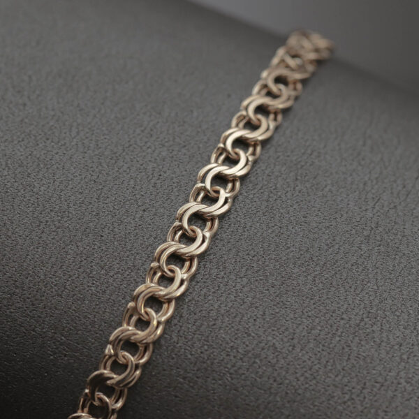 Bismarck armlænke i 14 karat guld