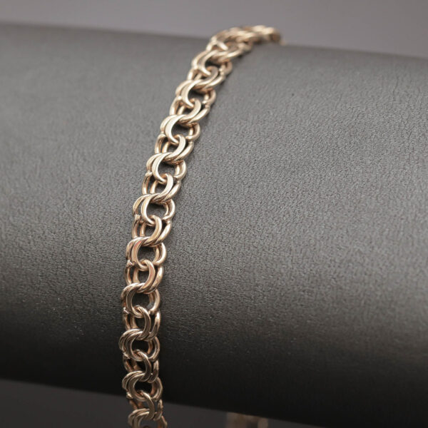 Bismarck armlænke i 14 karat guld