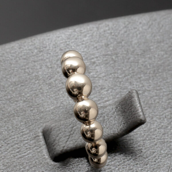 Kugle ring i 14 karat guld