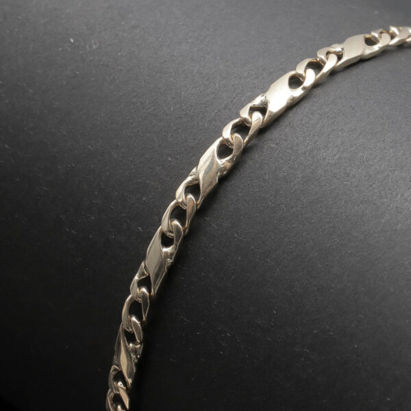 Panzer armlænke i 14 karat guld