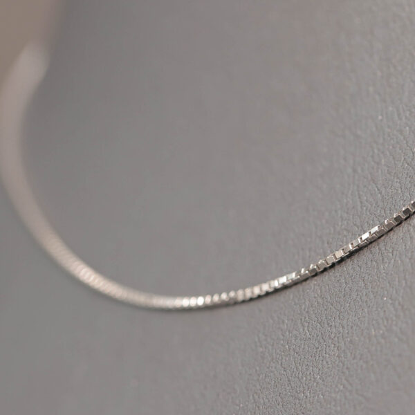 Venezia halskæde i 14 karat hvidguld