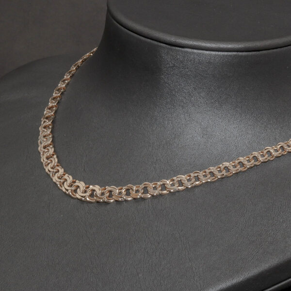 Bismarck halskæde med forløb i 14 karat guld