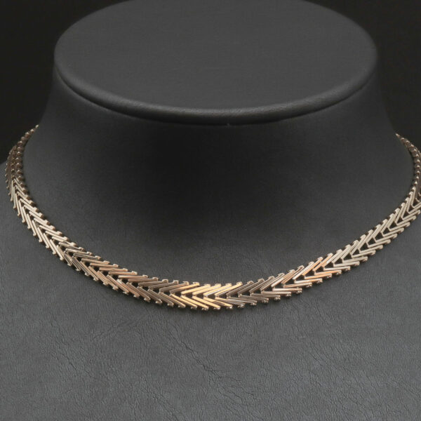 Geneve halskæde med forløb i 14 karat guld