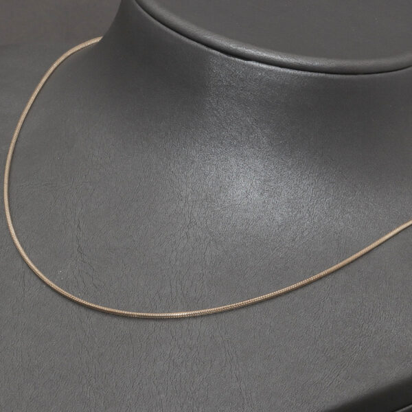 Snake halskæde i 14 karat guld