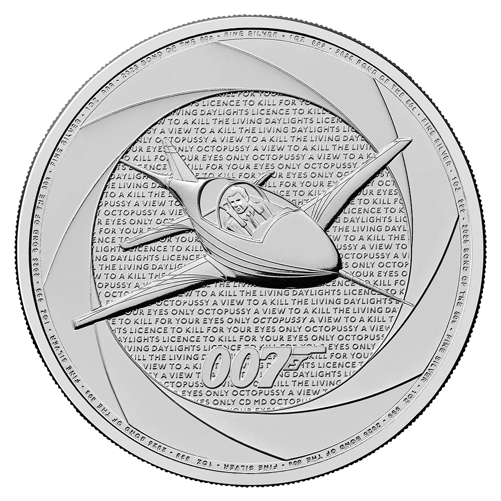 1 oz Bond of the 1980s Silver Coin (2025)