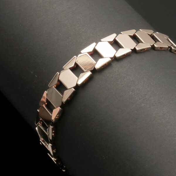 Bikube armlænke i 14 karat guld