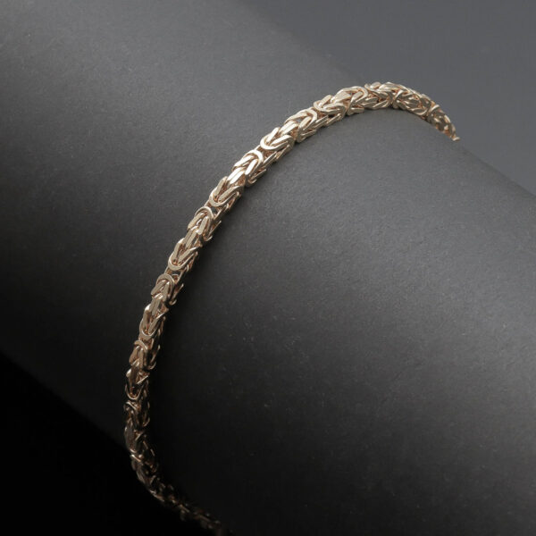 Konge mønster armlænke i 14 karat guld