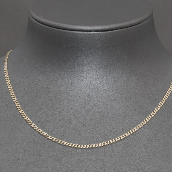 Panzer halskæde i 14 karat guld