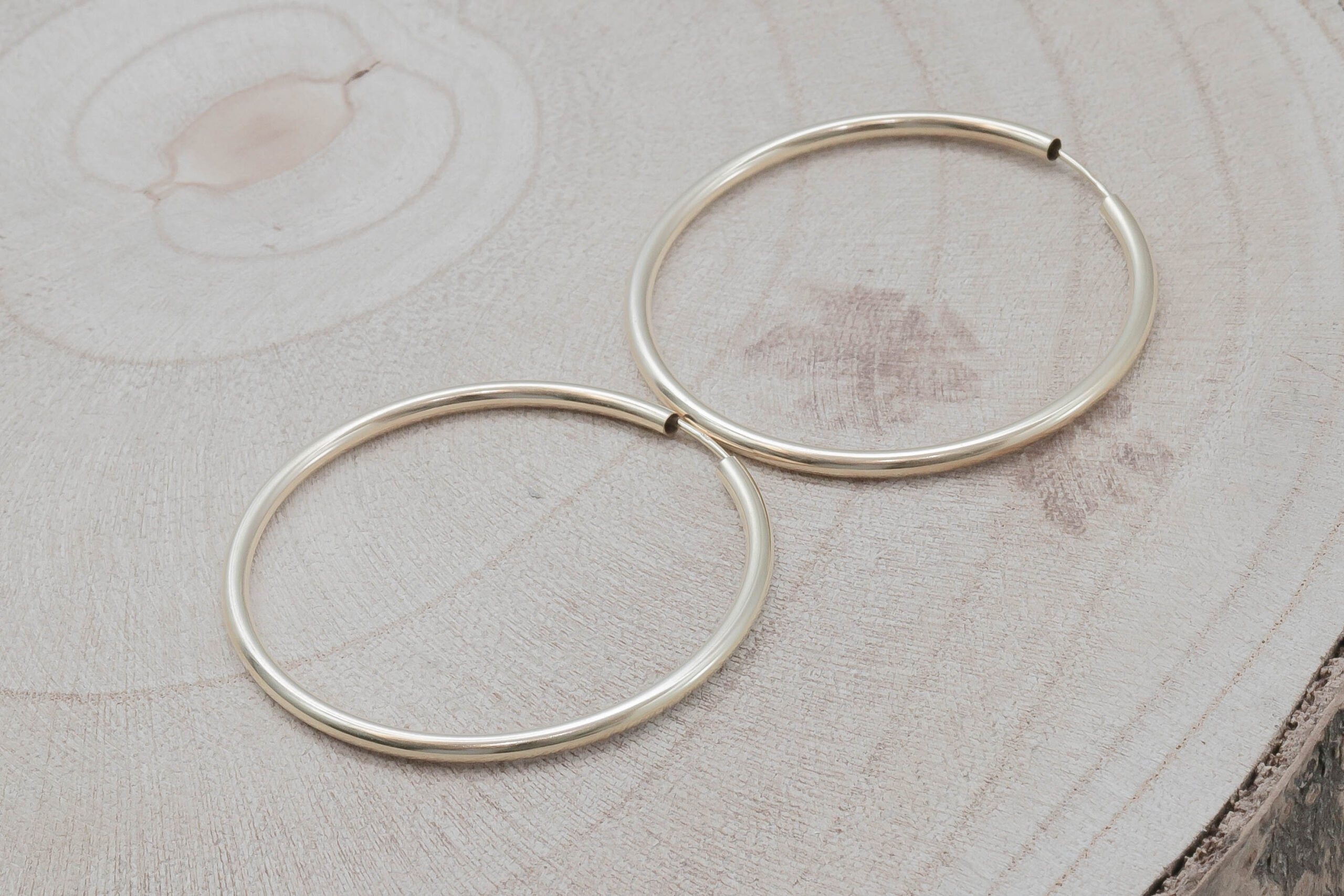 Creoler i 14 karat guld