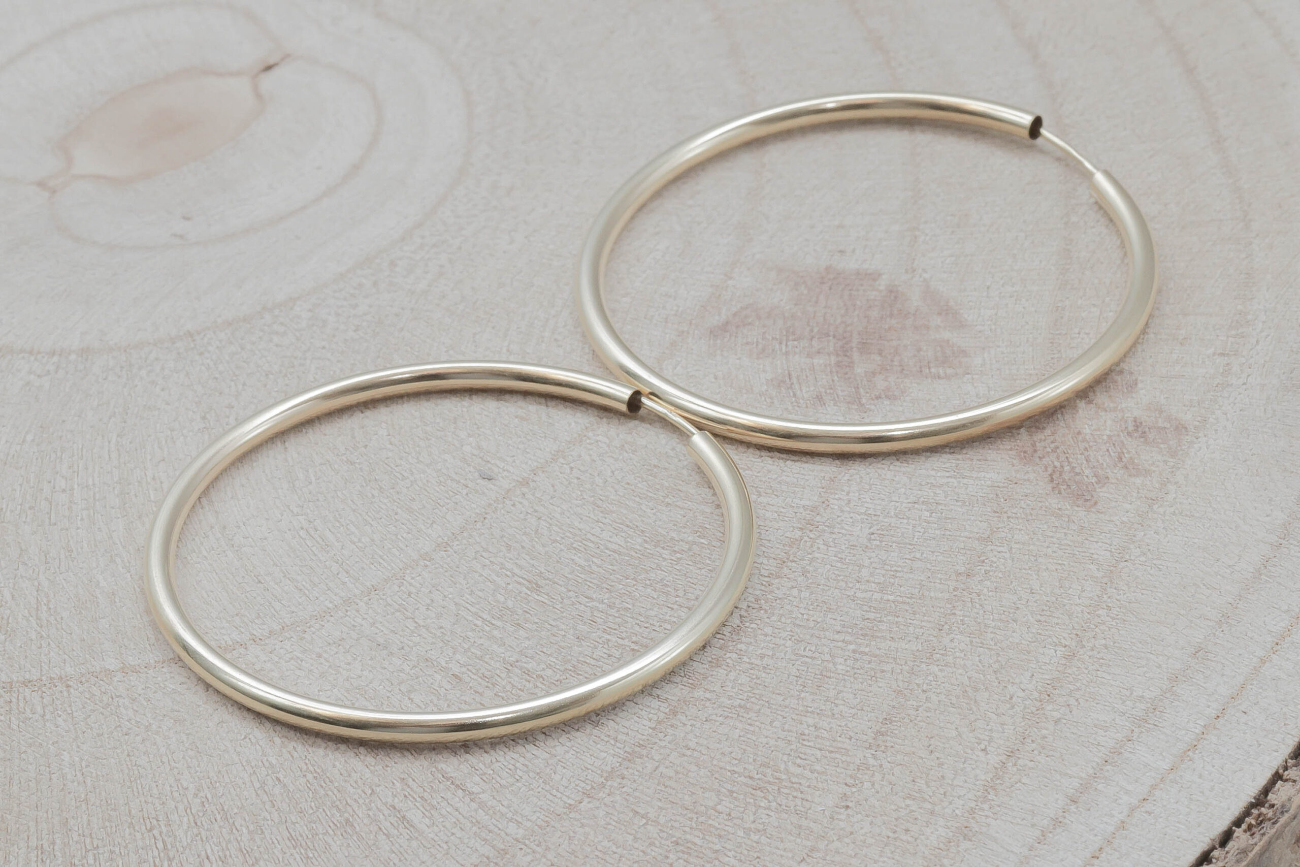 Creoler i 14 karat guld