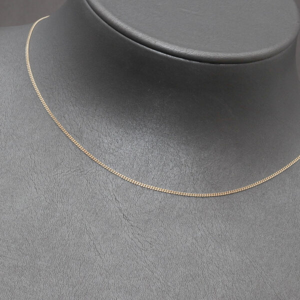 Panzer halskæde i 14 karat guld