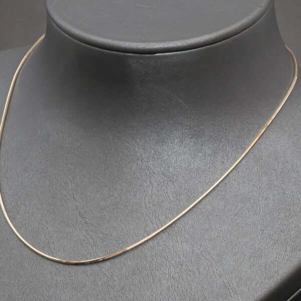 Snake halskæde i 14 karat