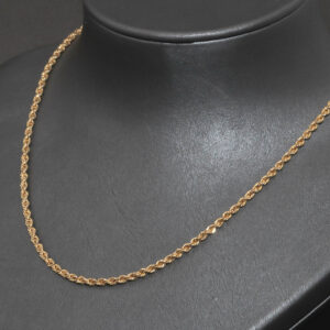 Bjørn Borg halskæde i 14 karat guld – klassisk reb-design