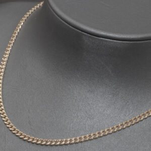 Panzer halskæde i 18 karat guld