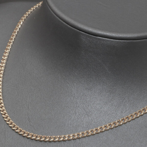 Panzer halskæde i 18 karat guld