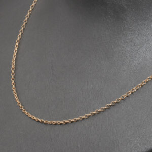 Rundanker halskæde i 14 karat guld – klassisk og tidløst design