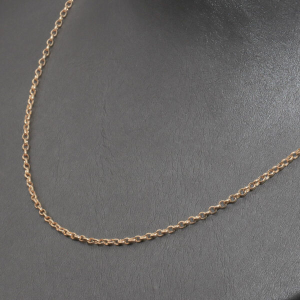 Rundanker halskæde i 14 karat guld – klassisk og tidløst design