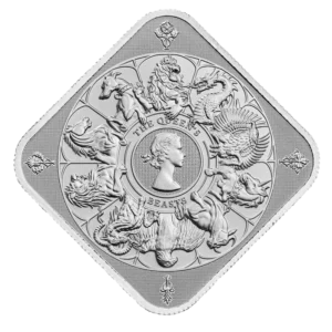 Queen's Beast Completer sølvbarre 1oz