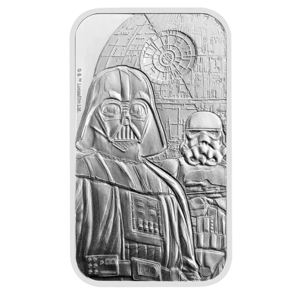 Star Wars Dark Side 1oz sølvbarre