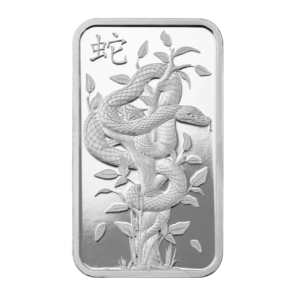 PAMP Lunar Legend Series – 2025 Year of the Snake 10g Sølvbarre