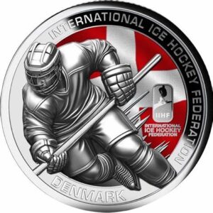 Pre-owned - “International Ice Hockey Federation – Denmark 2025” 20g sølvmønt