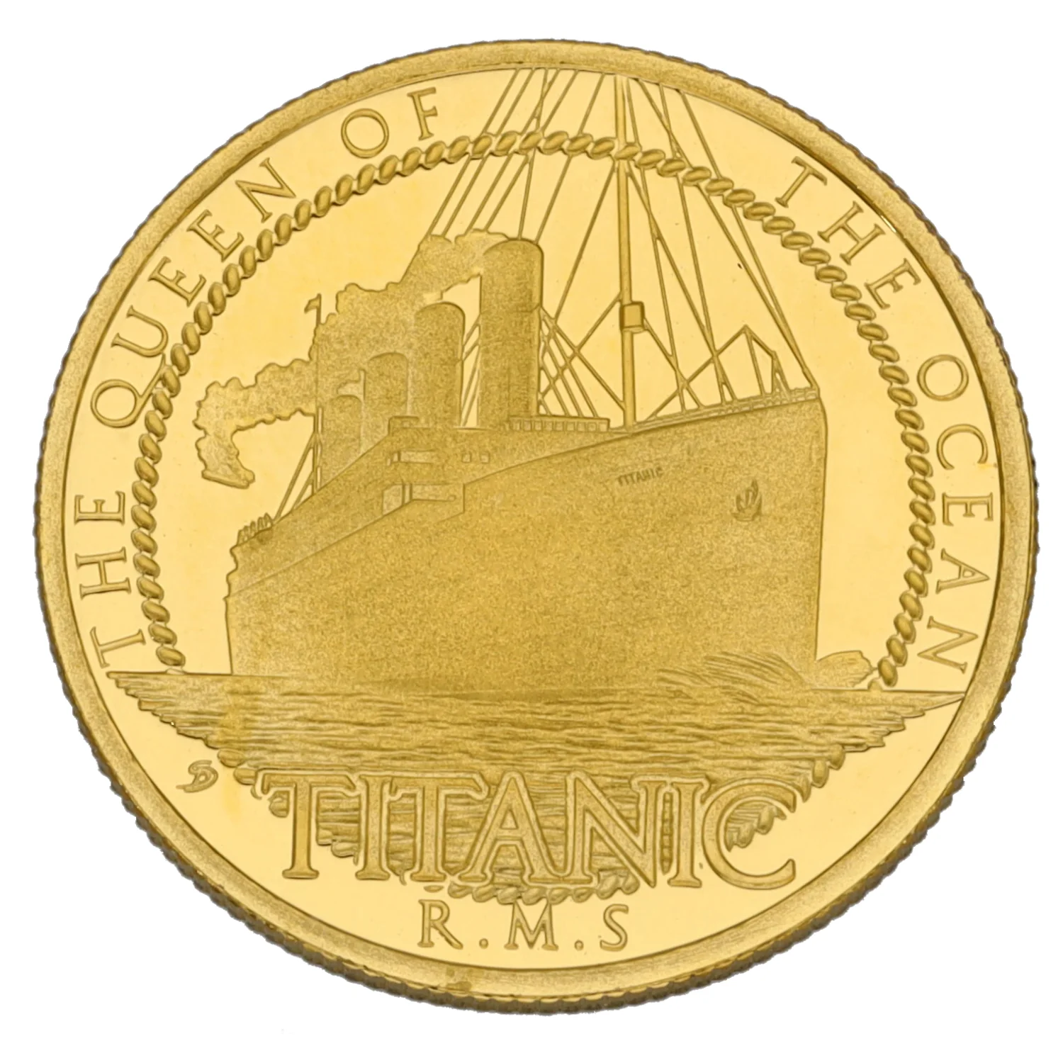 The Queen of the Ocean – Titanic R.M.S. 1/10 oz guldmønt (2022) - Billede 2