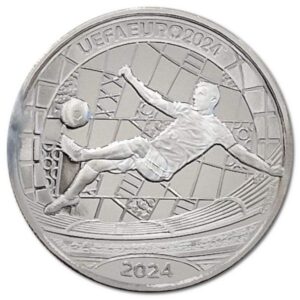Pre-owned - UEFA Euro 2024 - 20g sølvmønt