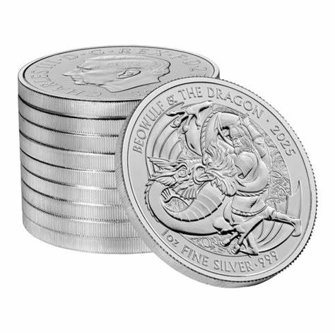 Beowulf The Dragon 1oz sølvmønt- 2025