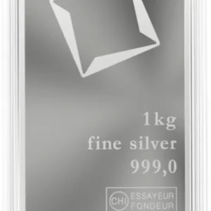 Valcambi minted sølvbarre 1000g