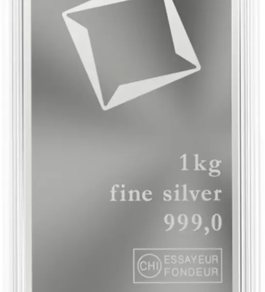 Valcambi minted sølvbarre 1000g