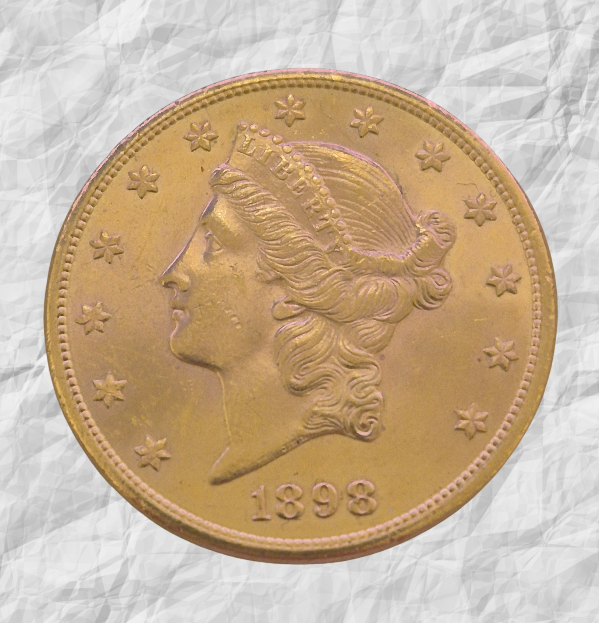 20 Dollars Liberty Head guldmønt -1898
