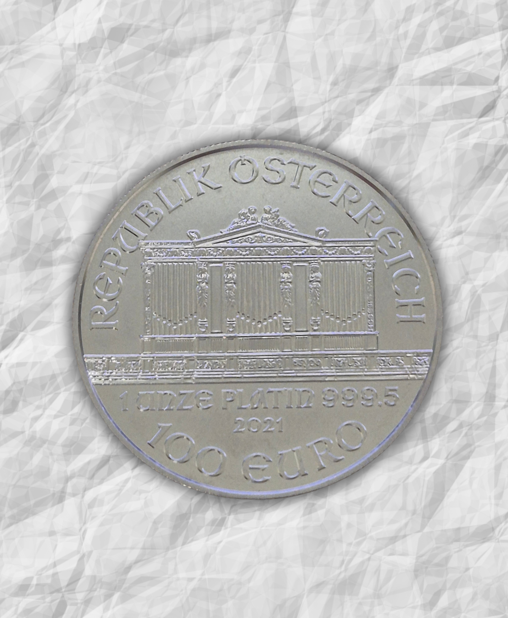 Pre-owned - Philharmonic 1oz platinmønter - 999,5‰