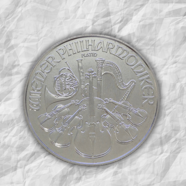 Pre-owned - Philharmonic 1oz platinmønter - 999,5‰