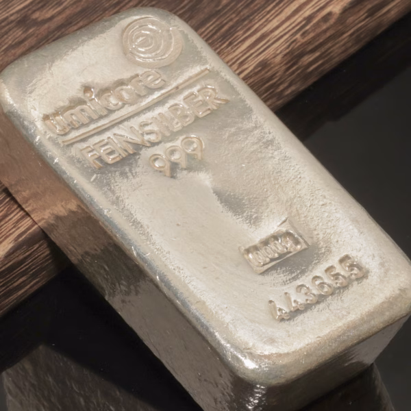 Pre-owned – Umicore 1000g sølvbarre - 999‰